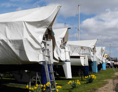 R. Larkman - winter boat coverings